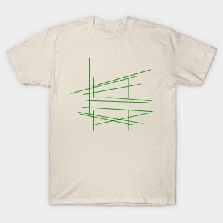 Stacked Green Lines T-Shirt